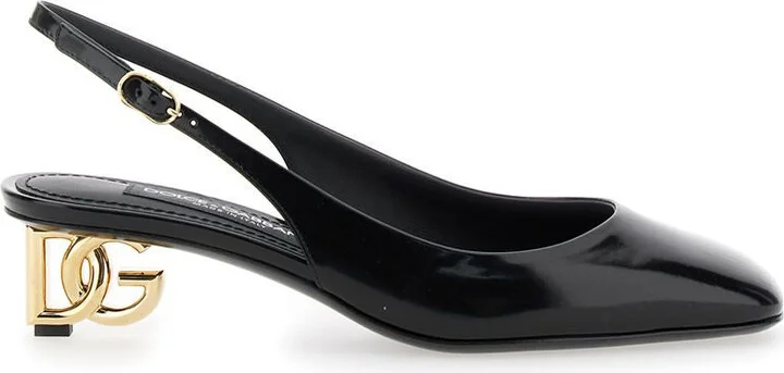 Dolce & Gabbana Black Leather Pumps - Image 7