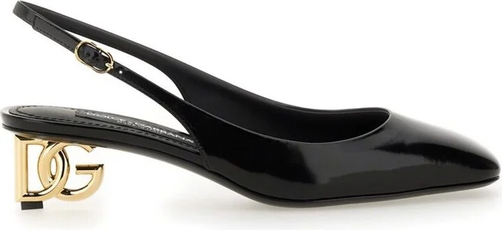 Dolce & Gabbana Black Leather Pumps