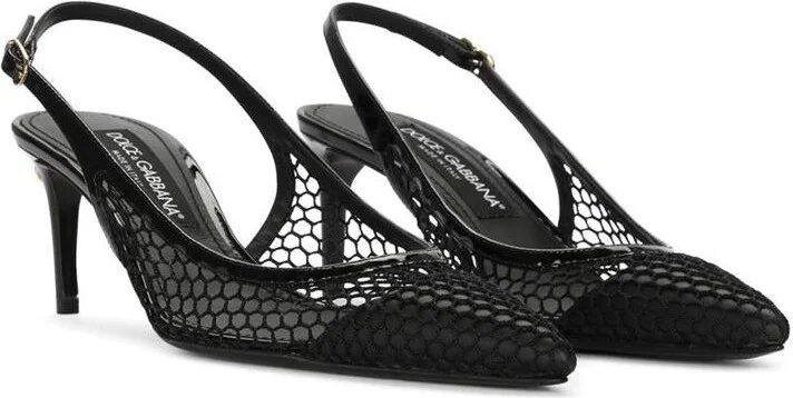 Dolce & Gabbana Black Leather Shoes With Logo Plaque - Image 4