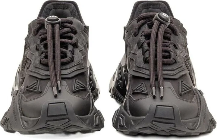 Dolce & Gabbana Black Low-Top Sneakers With Logo - Image 2