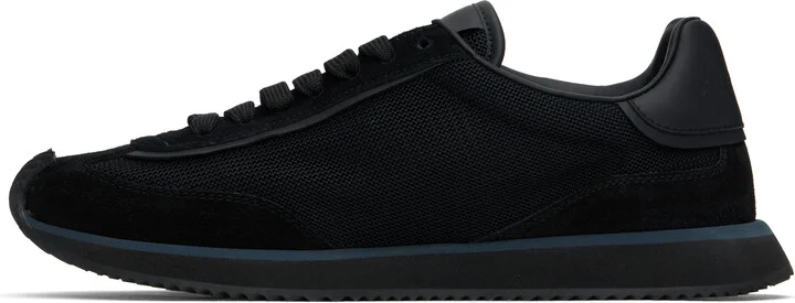 Dolce&Gabbana Black Mixed-Material 'DG' Cushion Sneakers - Image 3