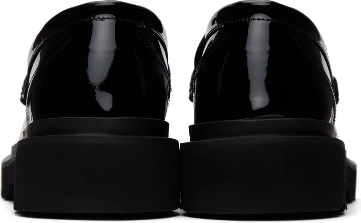 Dolce&Gabbana Black Moc Toe Loafers - Image 2
