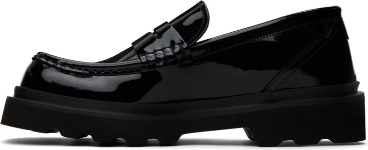 Dolce&Gabbana Black Moc Toe Loafers - Image 3