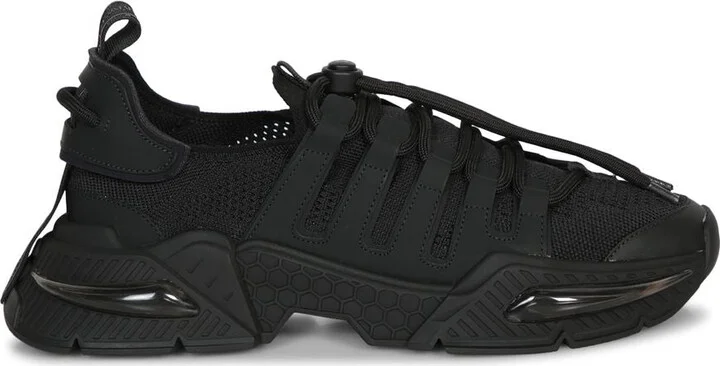 Dolce & Gabbana Black Nylon Blend Sneakers - Image 3