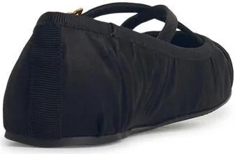 Dolce & Gabbana Black Satin Ballet Flats - Image 3