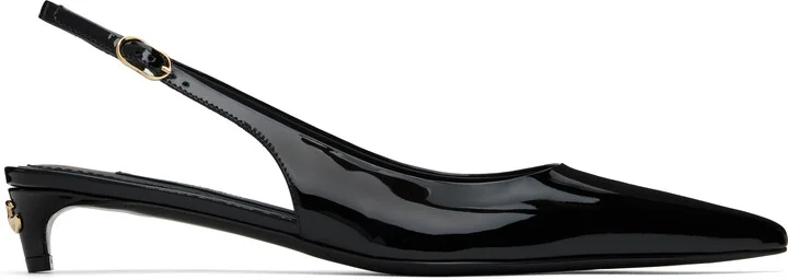 Dolce&Gabbana Black Slingback Heels