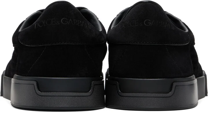 Dolce&Gabbana Black Suede Portofino Yacht Sneakers - Image 2
