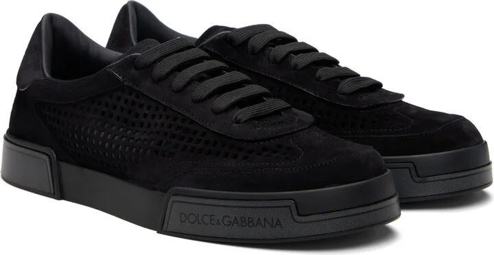 Dolce&Gabbana Black Suede Portofino Yacht Sneakers - Image 4