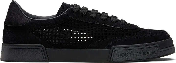 Dolce&Gabbana Black Suede Portofino Yacht Sneakers