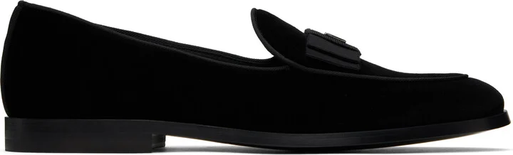 Dolce&Gabbana Black Vivaldi Formale Loafers