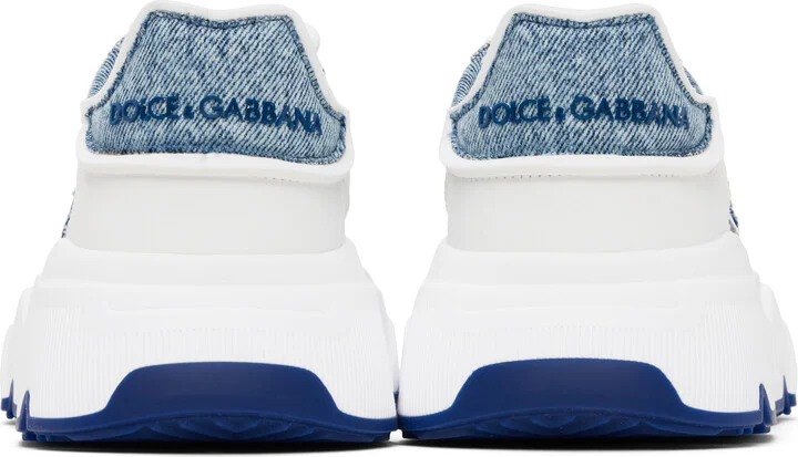 Dolce&Gabbana Blue & White Daymaster Sneakers - Image 2