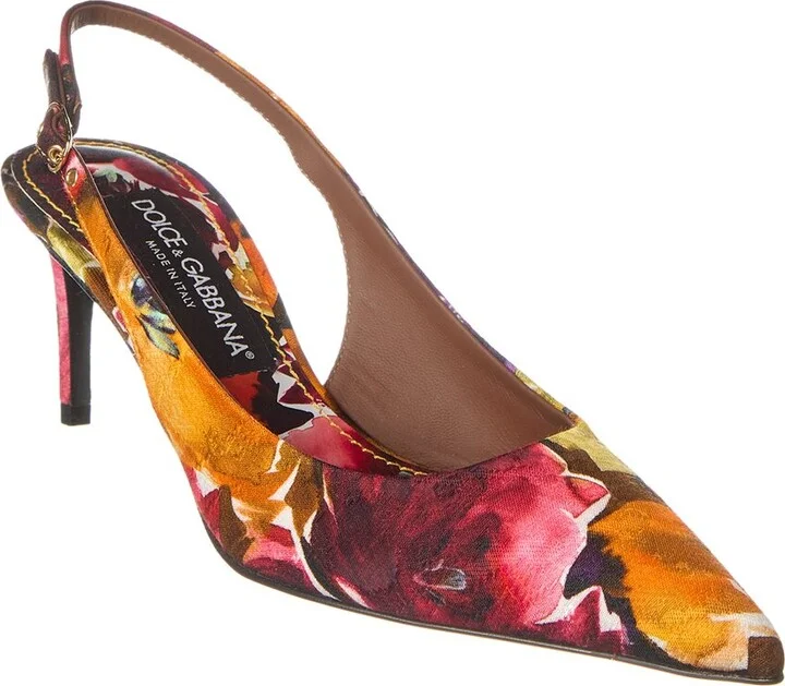 Dolce & Gabbana Brocade Slingback Pump
