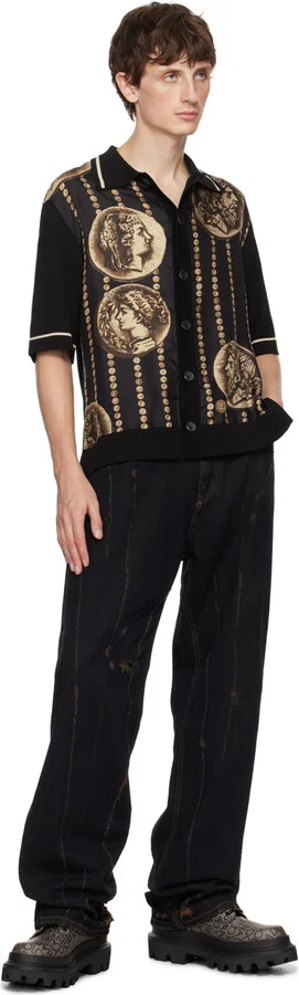 Dolce&Gabbana Brown & Black Logo Boots - Image 5