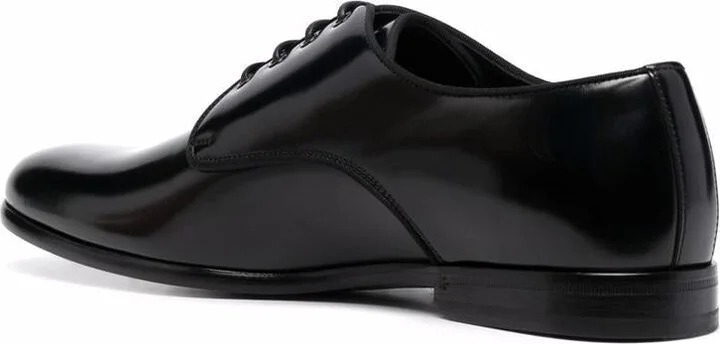 Dolce & Gabbana Brushed Calf Leather Derby Shoes - Image 5
