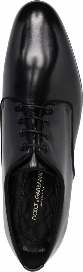 Dolce & Gabbana Brushed Calf Leather Derby Shoes - Image 7