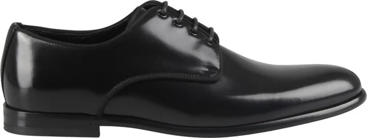 Dolce & Gabbana Brushed Calf Leather Derby Shoes