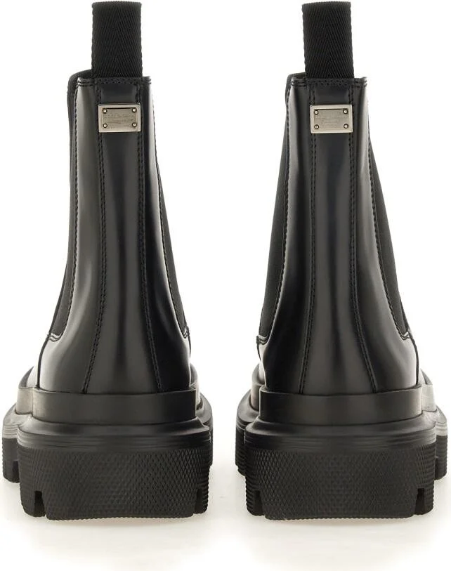 Dolce & Gabbana Brushed Leather Boot - Image 3