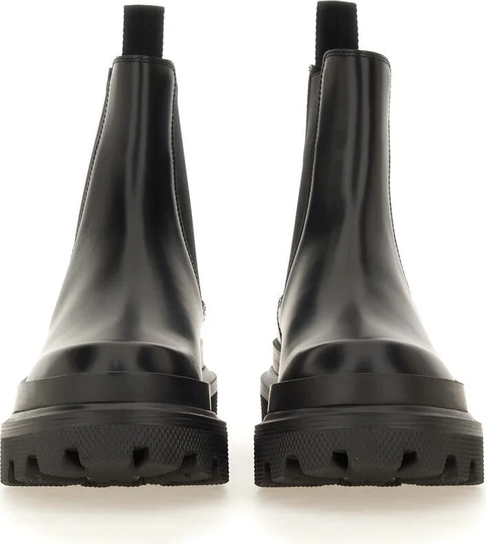 Dolce & Gabbana Brushed Leather Boot - Image 4
