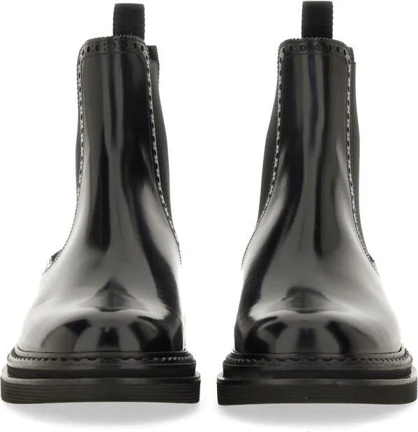 Dolce & Gabbana Brushed Leather Boot - Image 4