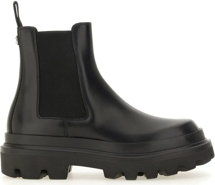 Dolce & Gabbana Brushed Leather Boot