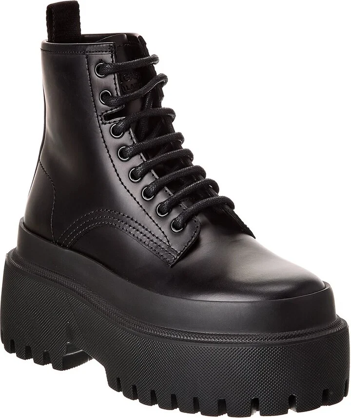Dolce & Gabbana Brushed Leather Bootie