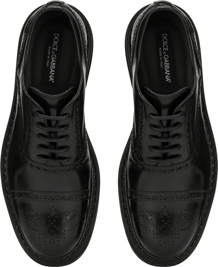Dolce & Gabbana Calfskin Derby Shoes - Image 2