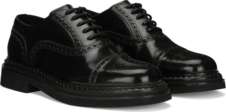 Dolce & Gabbana Calfskin Derby Shoes - Image 3