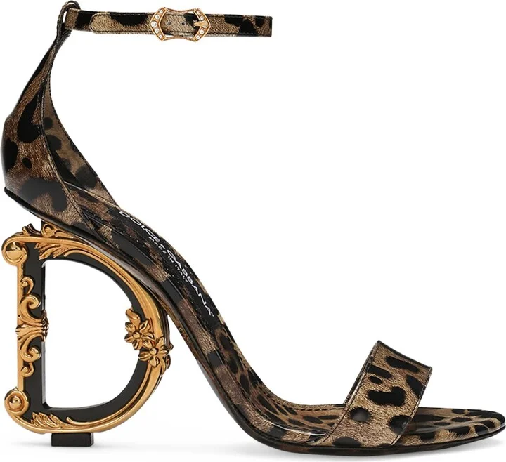 Dolce & Gabbana Calfskin Dg Sandals 105