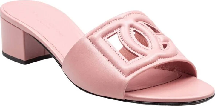 Dolce & Gabbana Calfskin Mule With Dg Logo - Image 2
