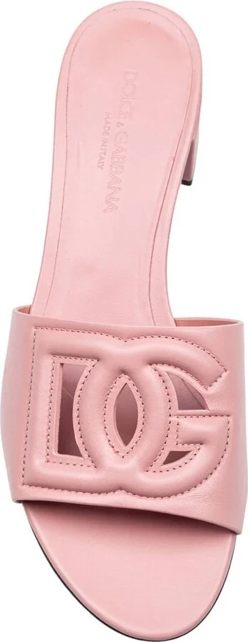 Dolce & Gabbana Calfskin Mule With Dg Logo - Image 3