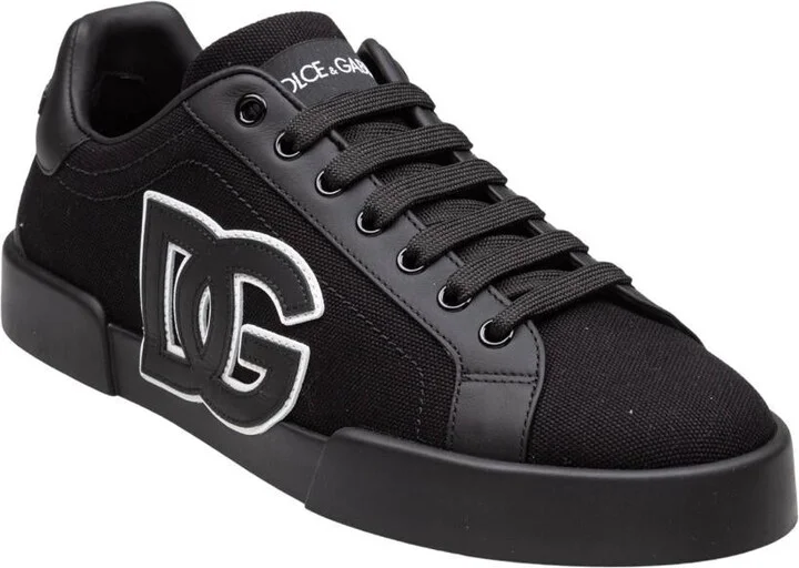 Dolce & Gabbana Canvas And Calfskin Sneaker - Image 2