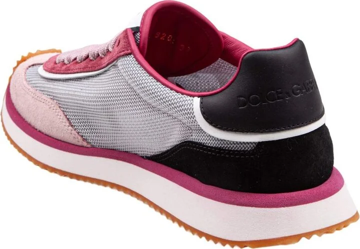 Dolce & Gabbana Canvas And Suede Sneakers - Image 3