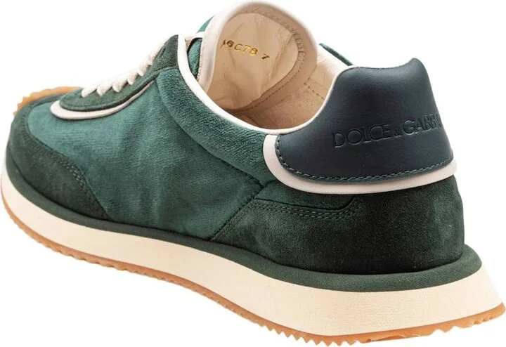 Dolce & Gabbana Canvas And Suede Sneakers - Image 4