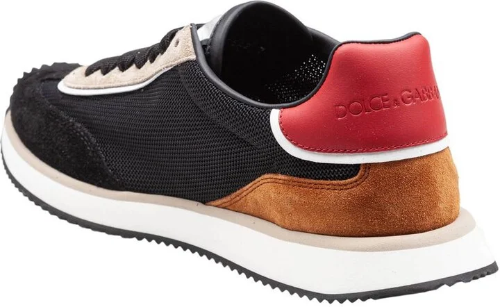 Dolce & Gabbana Canvas And Suede Sneakers - Image 4