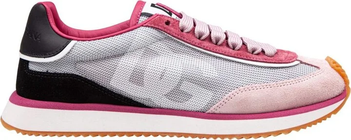 Dolce & Gabbana Canvas And Suede Sneakers