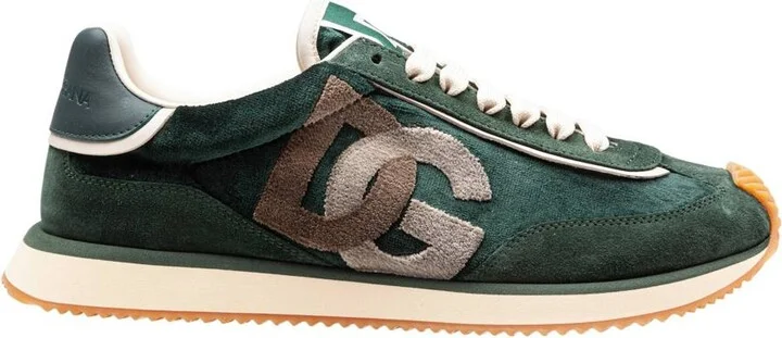 Dolce & Gabbana Canvas And Suede Sneakers