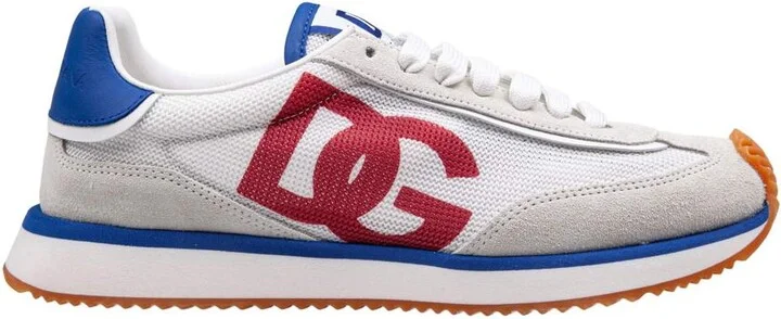 Dolce & Gabbana Canvas And Suede Sneakers