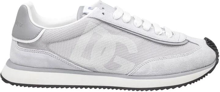 Dolce & Gabbana Canvas And Suede Sneakers