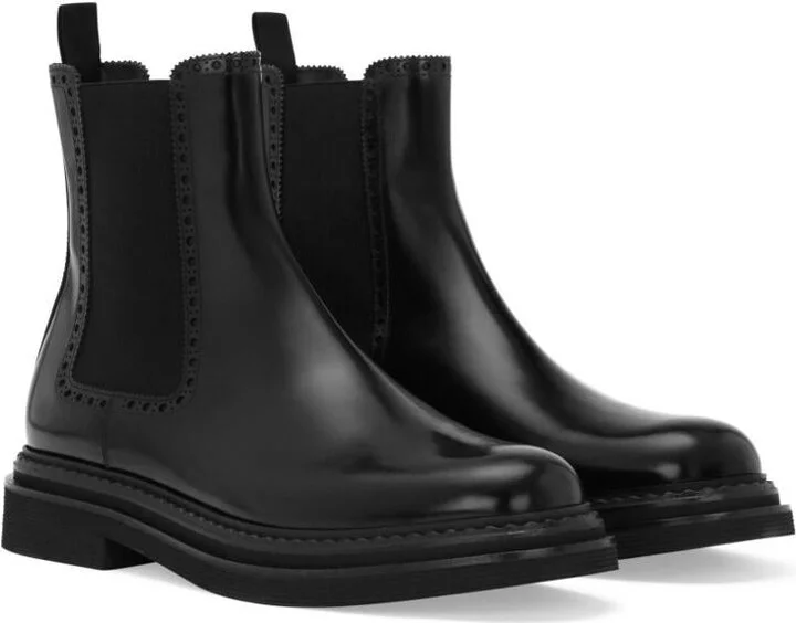 Dolce & Gabbana Classic Ankle Boots Made Of Brushed Calfskin - Image 2