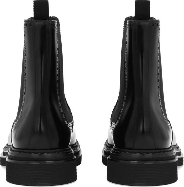 Dolce & Gabbana Classic Ankle Boots Made Of Brushed Calfskin - Image 3