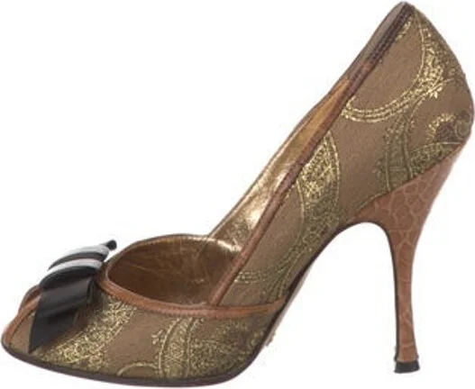 Brown, Metallic, Pattern Prints