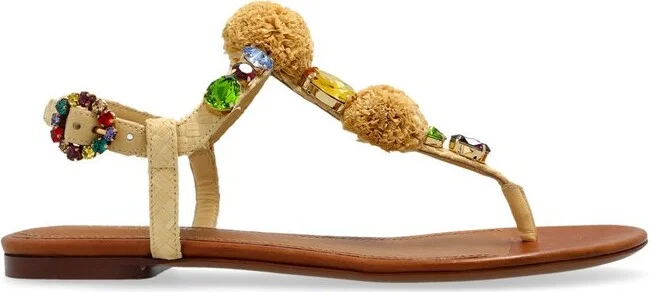 Dolce & Gabbana Crochet Flip-Flops