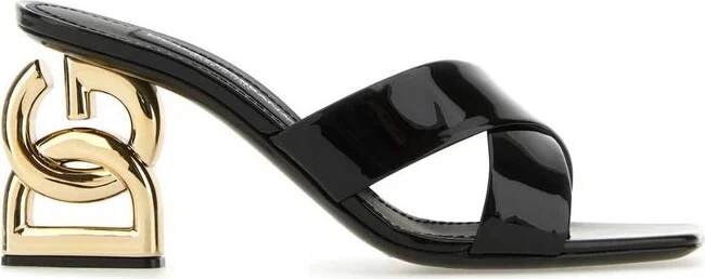 Dolce & Gabbana Crossover Strap Mules