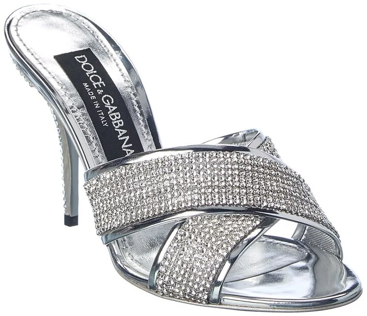 Dolce & Gabbana Crystal Mesh Sandal