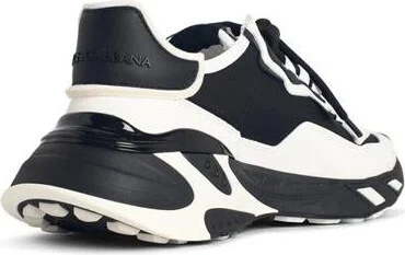 Dolce & Gabbana 'Daymaster' Black And White Leather Blend Sneakers - Image 3