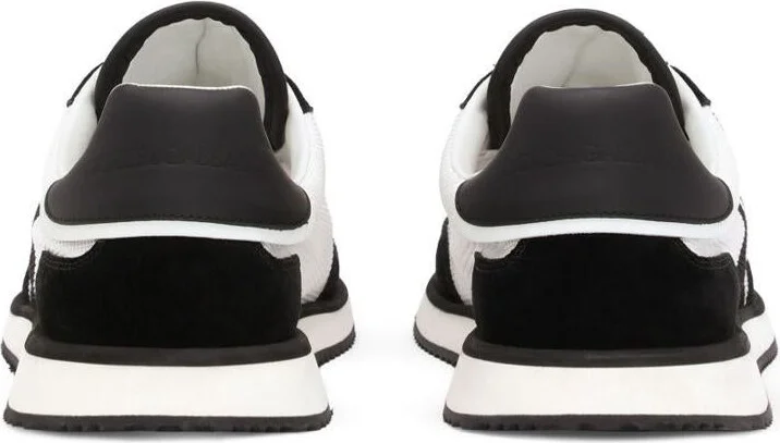 Dolce & Gabbana 'Dg Cushion' Black And White Sneakers - Image 3