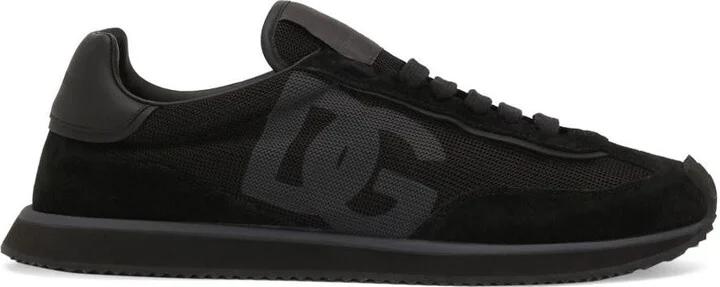 Dolce & Gabbana 'Dg Cushion' Black Sneakers