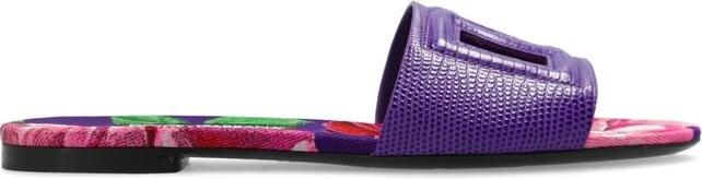 Dolce & Gabbana DG Logo Cut-Out Detailed Sliders