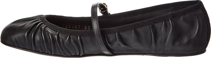 Dolce & Gabbana Dg Logo Leather Flat - Image 2
