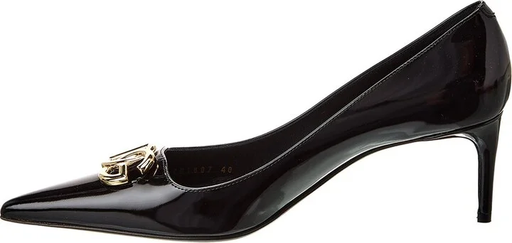 Dolce & Gabbana Dg Logo Leather Pump - Image 2